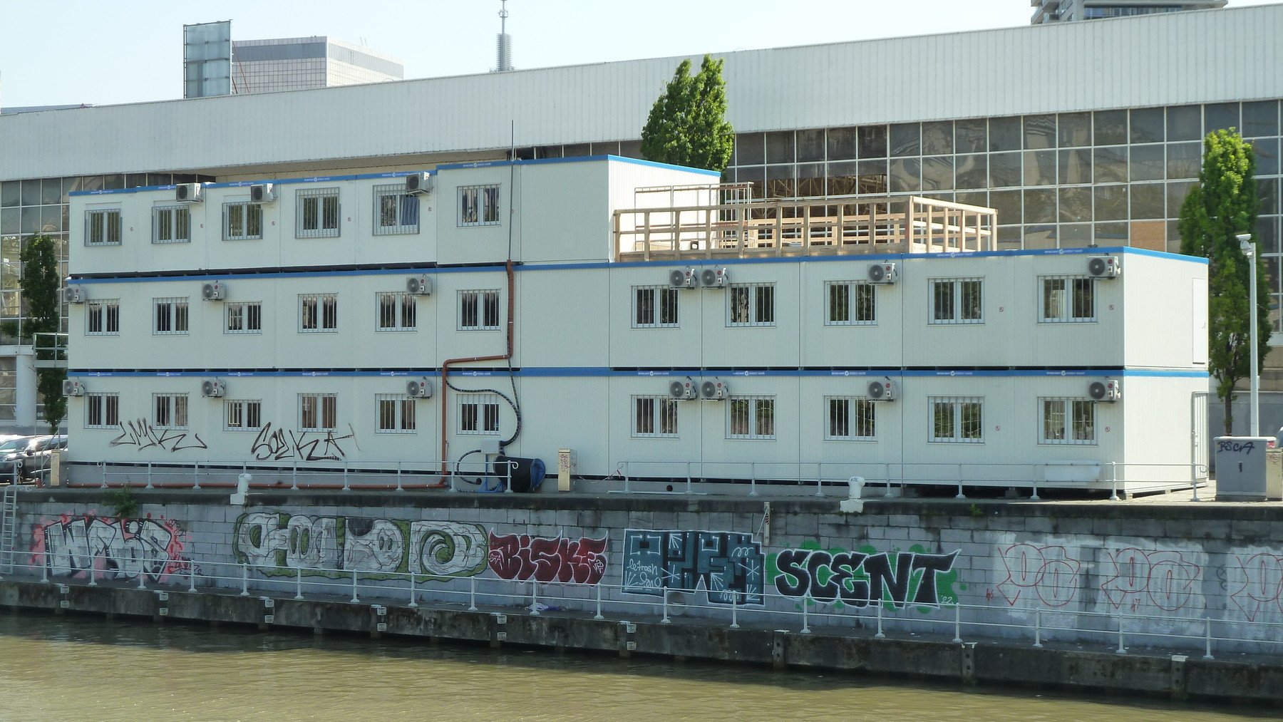 Containers - Chantier Kanaal Bruxelles - BPC